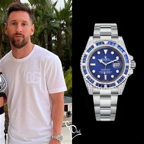 messi rolex submariner watch